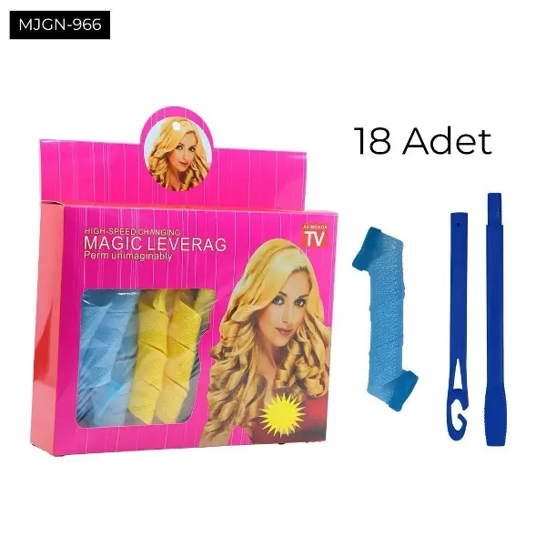 Kancalı Saç Şekillendirici Bigudi Set