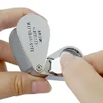 Kontrol, Için Özel Kutulu Metal Işıklı Lup 30x21-2