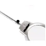 2.5x90 Mm 5x24 Mm Büyüteç, Mandallı Metal Hortumlu Masa Üstü Büyüteç-4