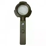 7 Led Aydınlatma,fener,pusula,4x Büyütme Okuma Büyüteç  Th600557-3