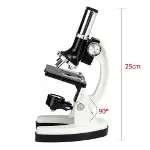 Mikroskop Taşınabilir Set 28 Parça Eğitim Mikroskop Kiti 300x 600x Ve 1200x Çocuklara-6