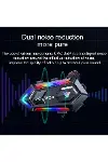 Vothoon Y20 Motor Kurye Kask Kulaklık RGB Modlu Bluetooth Motosiklet Kulaklık 5.3 Bluetooth Interkom-5