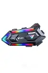 Vothoon Y20 Motor Kurye Kask Kulaklık RGB Modlu Bluetooth Motosiklet Kulaklık 5.3 Bluetooth Interkom-1
