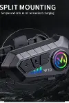 Y10 Kask Kulaklık Bluetooth Motosiklet Kulaklık 5,3 Bluetooth Intercom Motorsiklet Kulaklık-1