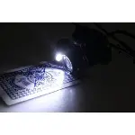 Gözlük Model 20x16mm Optik Lens Led Işık Monoküler Büyüteç-2
