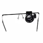 Gözlük Model 20x16mm Optik Lens Led Işık Monoküler Büyüteç-4
