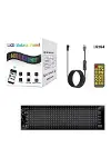 Led Panel Cama Yapışan Telefon Kontrollü Led Ekran Panel 16*64 led sayısı-6