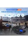 Y5X RGB Işıklı Intercom 5 Kişi Bağlantılı 1000mAh Motosiklet Bluetooth Kulaklık Seti-2