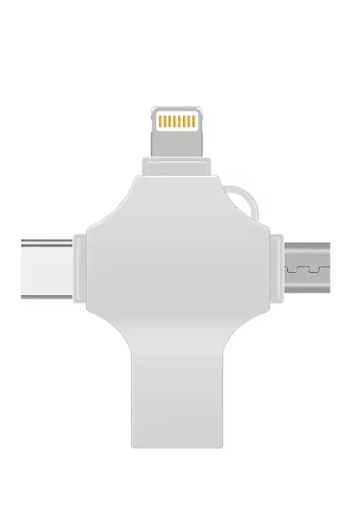 Otg 4in1 Cep Telefonu Çok Fonksiyonlu Usb Flash Bellek 128 Gb Type-c, Micro Sd Ve Kart Okuyucu