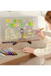 Vothoon 12 Inc LED Işıklı Çizim Tahtası Ayarlanabilir Stant ve Kalemleri ile-4
