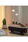 Titanic Gemi Hava Nemlendirici Işıklı Fonksiyonlu Buhar Makinesi Kumandalı-1