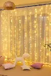 Torima LW-7 300 Ledli 10 Sarkıt Perde Led Işık, 8 Modlu Uzaktan Kumandalı, 3x3 Metre Peri Telli Led-2