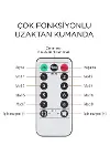 Torima LW-7 300 Ledli 10 Sarkıt Perde Led Işık, 8 Modlu Uzaktan Kumandalı, 3x3 Metre Peri Telli Led-4