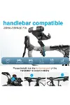 360° Derece Ayarlanabilen Gidon Bağlantılı Bisiklet Motosiklet için ABS 4-7.8″ inç Telefon Tutucu-6