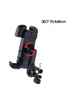 360° Derece Ayarlanabilen Gidon Bağlantılı Bisiklet Motosiklet için ABS 4-7.8″ inç Telefon Tutucu-8