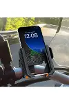 Gidon Bağlantılı Bisiklet Motosiklet için Esnek ABS 4-7.8″ inç Telefon Tutucu 360° Dönebilen Tasarım-4