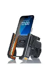 Gidon Bağlantılı Bisiklet Motosiklet için Esnek ABS 4-7.8″ inç Telefon Tutucu 360° Dönebilen Tasarım-1
