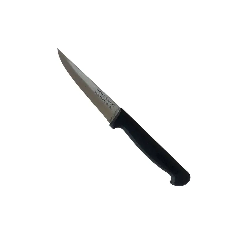 Paslanmaz Bursa Sebze Bıçağı 11 Cm, Plastik Sap