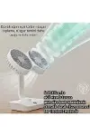 Masaüstü Dijital Ekranlı Çift Fanlı Led Işıklı Soğutucu Fan Ev Ofis Şarjlı Vantilatör-2