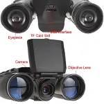 12x32 Zoom Dijital Dürbün Teleskop Kamera 5mp Cmos Sensör 2.0 İnc Tft Full Hd 1080 P Dvr Fotoğraf Video Kayıt Usb Dürbün-5