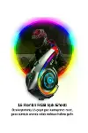 Y21 Rgb Işık Efektli Intercom Bluetooth Motosiklet Kask Kulaklığı Intercom Kulaklık-3