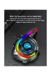 Y21 Rgb Işık Efektli Intercom Bluetooth Motosiklet Kask Kulaklığı Intercom Kulaklık-5
