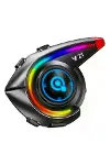 Y21 Rgb Işık Efektli Intercom Bluetooth Motosiklet Kask Kulaklığı Intercom Kulaklık-7