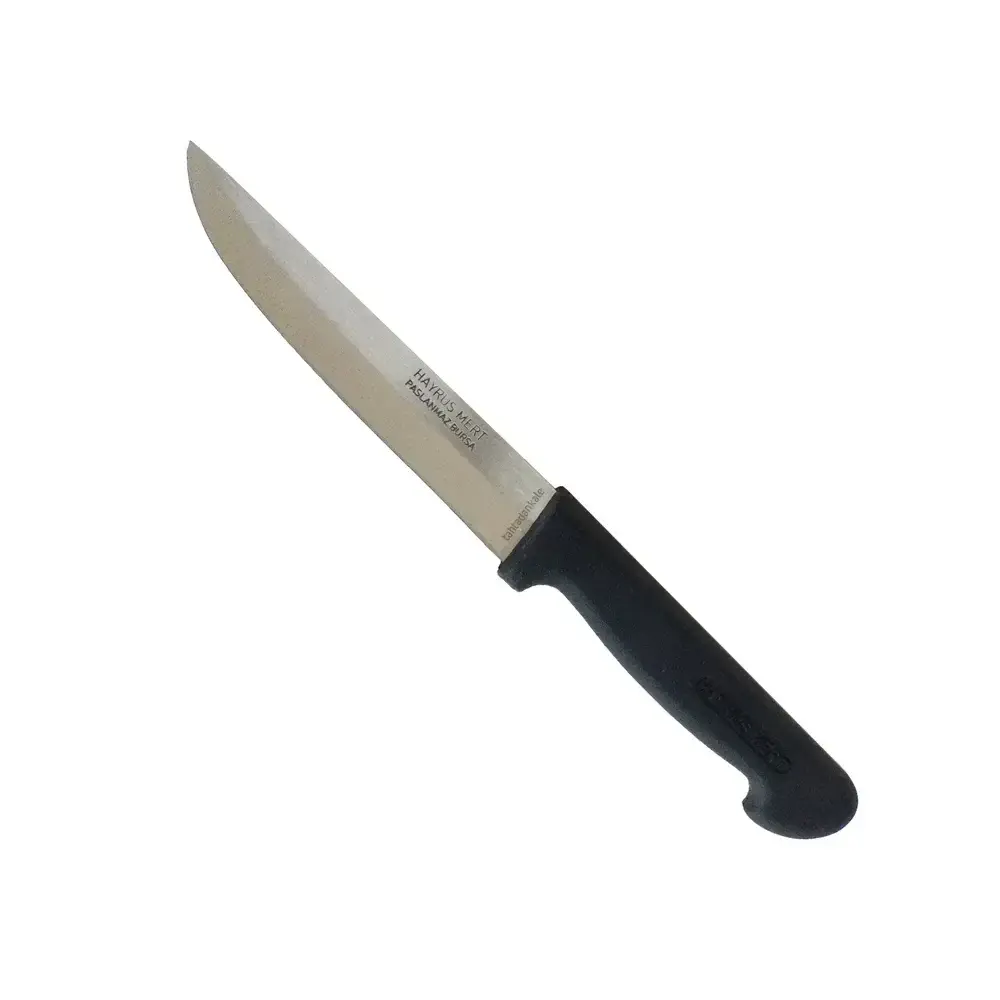 Paslanmaz Bursa Mutfak, Ekmek Bıçağı 14 Cm, Plastik Sap