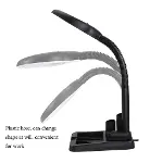 Esnek 5x /10x,40 Led Işıklı Büyüteç ,lamba  Büyüteç Okuma, Çalışma Lehim Masa Lambası A808-5