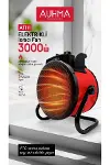 Ultra Güçlü 3000 Watt Taşınabilir Elektrikli Portatif Isıtıcı Soba Sıcak Hava Üfleyen Fan Radyatör-4