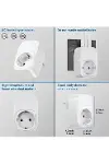 Tekli Yüksek Voltaj Korumalı Duvar Prizi 2X Type-C 1X USB Çıkışlı Priz Grup Priz Çoğaltıcı siyah-3