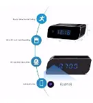 4K Wifi Gizli Kamera Bebek Bakıcı Kamera 1080p Masa Saati  sesli kayıt-3