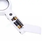 Usb Şarj Edilebilir Katlanabilir 3.510x Büyüteç 8 Ledli Masa Ve Eliçin  Taşınabilir Büyüteç Fs90rc-3