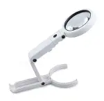 Usb Şarj Edilebilir Katlanabilir 3.510x Büyüteç 8 Ledli Masa Ve Eliçin  Taşınabilir Büyüteç Fs90rc-5