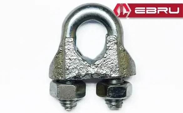 Çelik Halat Bağlama, Düğüm, Klemens 13 Mm - 2 Adet