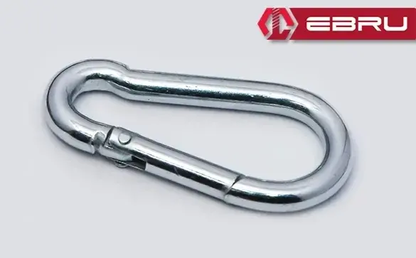 Yaylı Karabina, Çengel, Kanca 6mm - 50 Adet