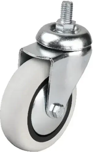 352 - 75x25 Mm Pvc Makaralı Vidalı Teker 4 Adet