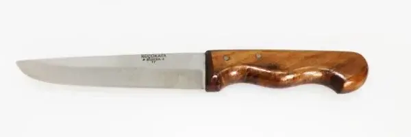 Bursa Kalın Küt Kasap Bıçağı No:2, 15,5 Cm - Ahşap Sap