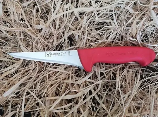Sürmene  61111 Kasap Sıyırma Bıçağı, 12,5 Cm, Kaymaz Sap