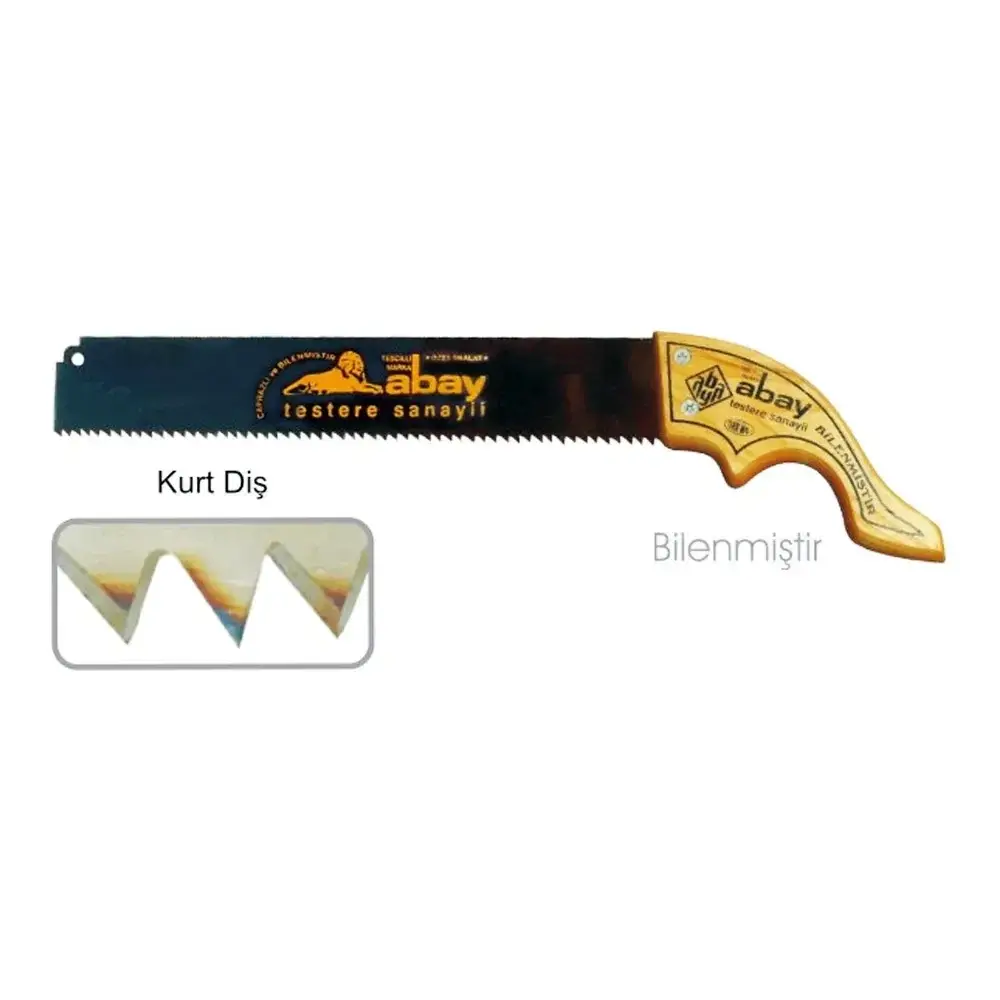 Kurt Diş El Testere 38 Cm - Ahşap Sap