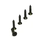 Klips, Menteşe, Ayak, Ağaç, Sunta Vidası 2,2x9,5mm - Siyah 1000 Adet-2