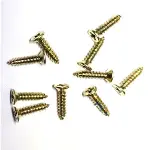 Klips, Menteşe, Ayak, Ağaç, Sunta Vidası 2,2x9,5mm - Sarı 100 Adet-1