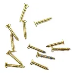 Klips, Menteşe, Ayak, Ağaç, Sunta Vidası 2,2x13 mm - Sarı 1000 Adet-1