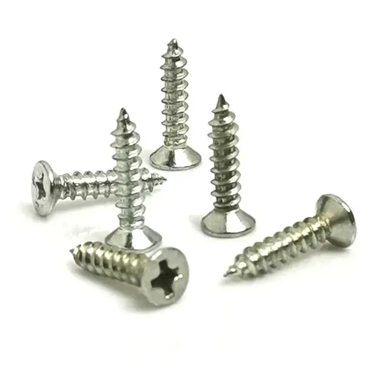 Klips, Menteşe, Ayak, Ağaç, Sunta Vidası 3x13 Mm - Nikel 100 Adet