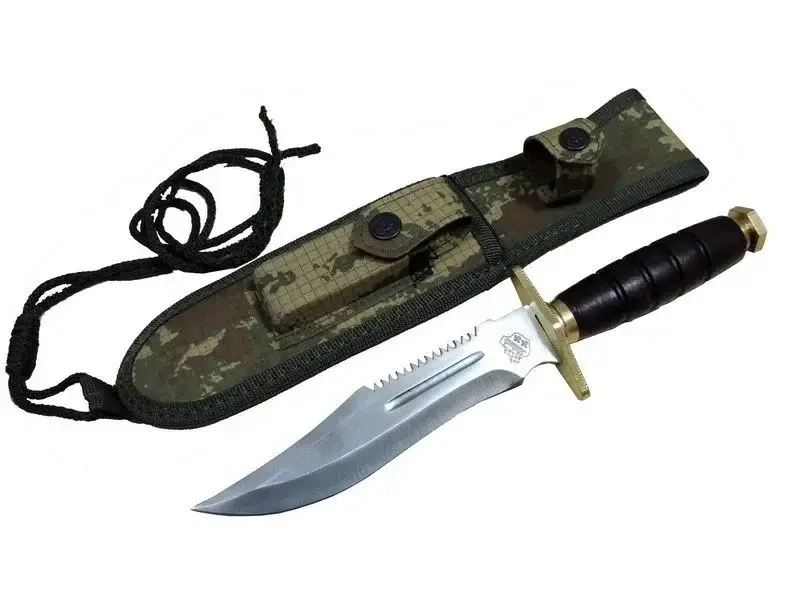 Standart T.c Komando Bıçağı 30cm - Oluklu, Testere Detaylı, Kılıflı