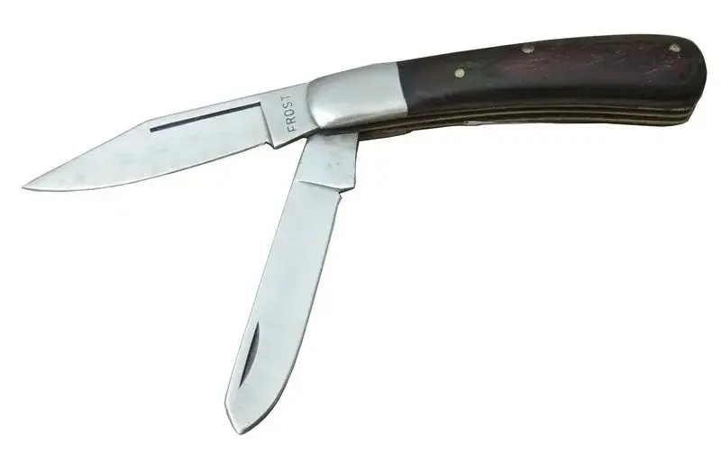 K-29 Falkon Çiftli Çakı 14 Cm - Ahşap Sap, Manuel