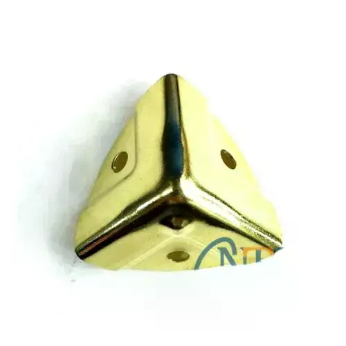 Dekoratif, Kutu, Sandık Köşesi - 35x22 Mm, Küçük, Sarı, 1 Adet