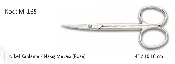 Europe Nakış Makası Süper Kalite No:4 10,16 Cm