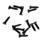 Klips, Menteşe, Ayak, Ağaç, Sunta Vidası 2,2x9,5mm - Siyah 100 Adet-1