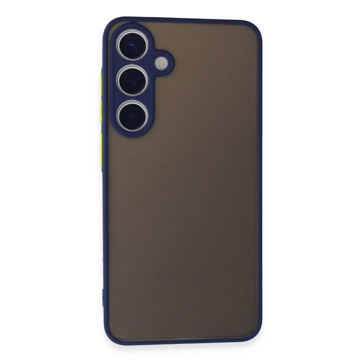 Samsung Galaxy S24 Kılıf Montreal Silikon Kapak - Lacivert